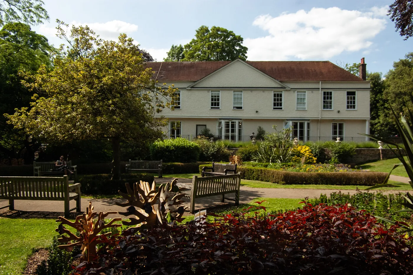 Lauderdale House from Waterlow Park, Highgate Hill. Its Santa's grotto is in the Long Gallery on 5 and 6 December.